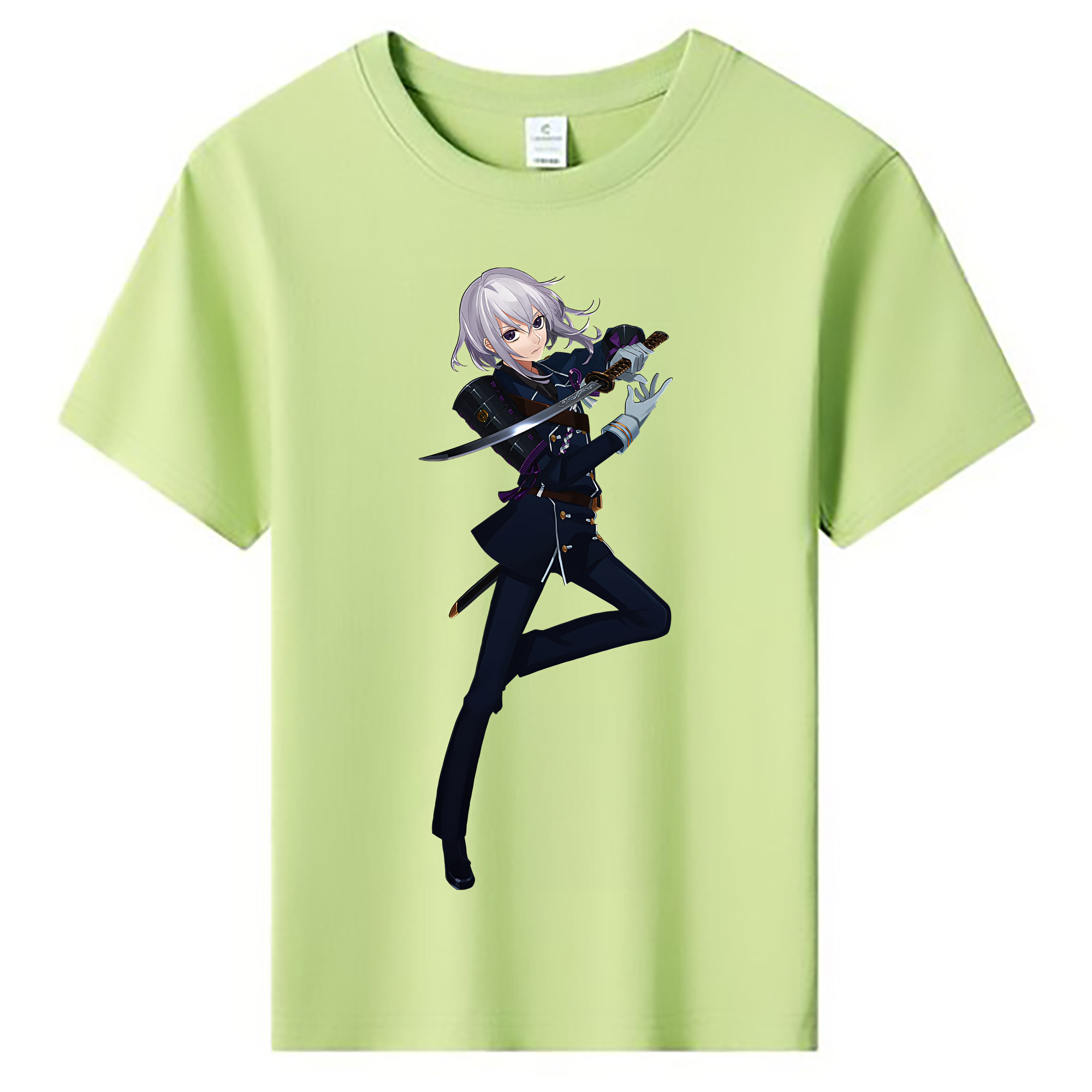 （画像用） 刀剣乱舞 Touken Ranbu 綿100％キッズTシャツ（フロントプリント）